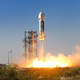 El cohete New Shepard de Blue Origin.